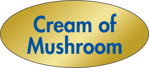 Cream of Mushroom Label | Roll of 500