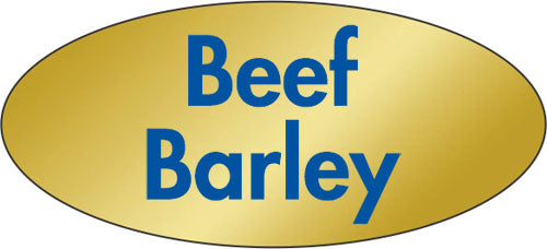 Beef Barley Label | Roll of 500