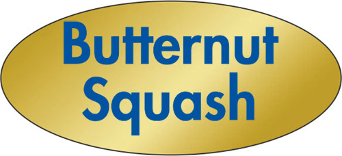 Butternut Squash Label | Roll of 500