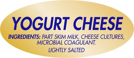 Yogurt Cheese Label | Roll of 500