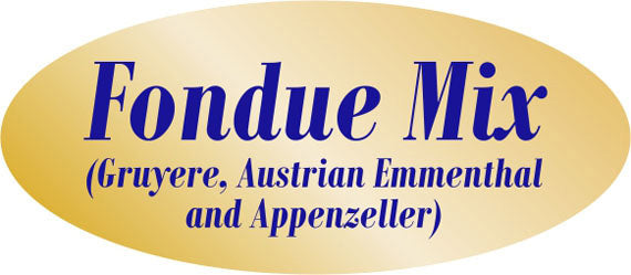 Fondue Mix Label | Roll of 500