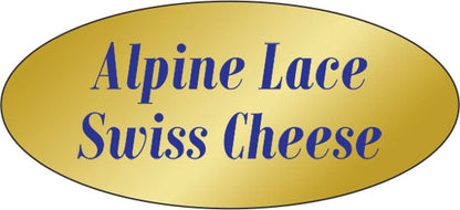 Alpine Lace Swiss Cheese Label | Roll of 500