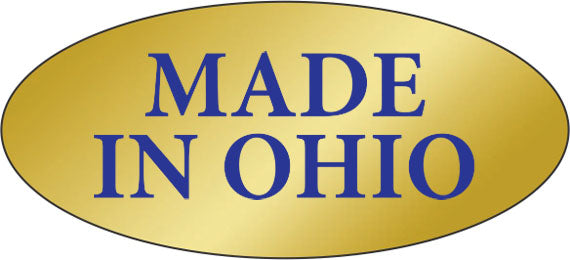 Made In Ohio Label | Roll of 500