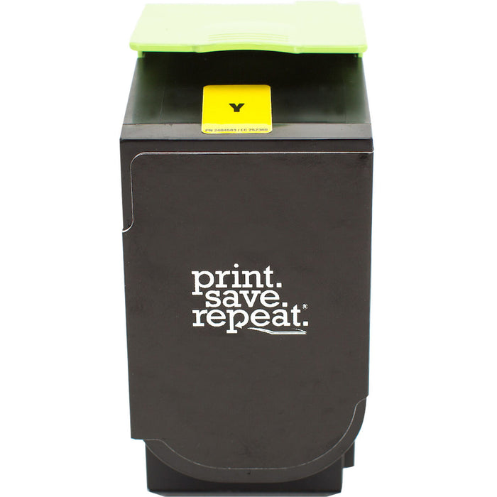 Print.Save.Repeat. Lexmark 801SY Yellow Remanufactured Toner Cartridge for CX310, CX410, CX510 [2,000 Pages]