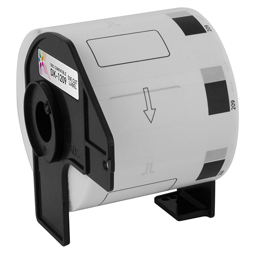 1.1" x 2.4" (28.9mm x 62mm) Brother DK Die-Cut Small Address Labels | 800 Labels | 1 Roll (DK-1209)