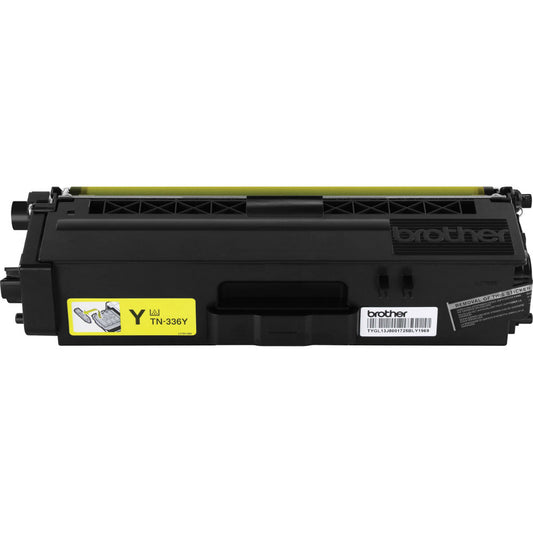OEM Brother TN-336Y Yellow High Yield Toner Cartridge for DCP-L8400, DCP-L8450, HL-L8250, HL-L8350, MFC-L8600, MFC-L8650, MFC-L8850 [3,500 Pages]