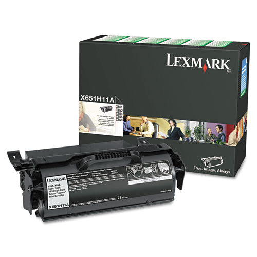 OEM Lexmark X651H21A High Yield Toner Cartridge for X651, X652, X654, X656, X658 [25,000 Pages]